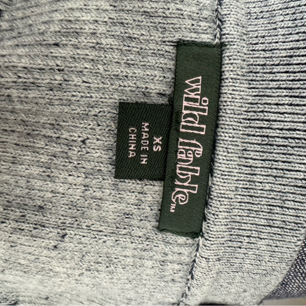 Wild Fable NWT Gray Ribbed Crop Top - Picture 11 of 12